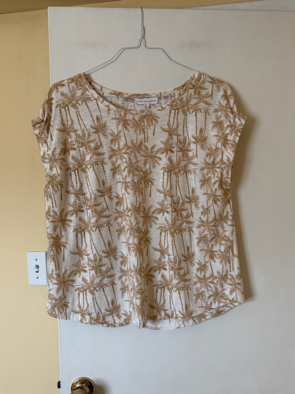 JANE + DELANCEY top - size L - EUC - Anthropologie